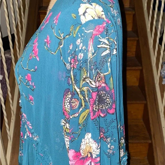 Free people NWT cherry blossom mini dress Large - Picture 6 of 10